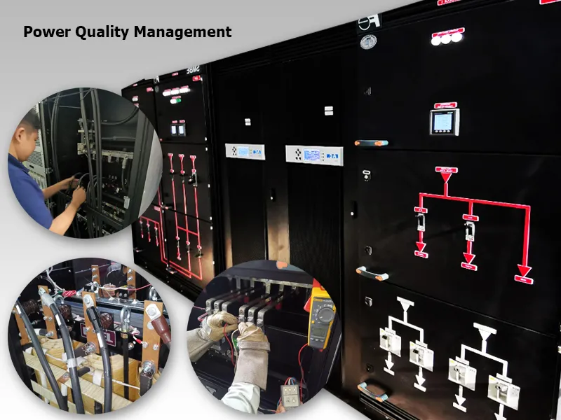 อุปกรณ์จ่ายไฟภายในห้องเซิร์ฟเวอร์